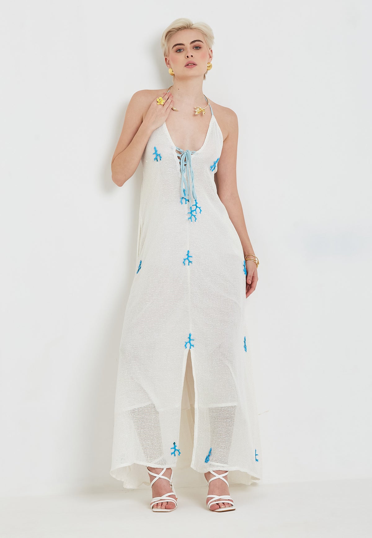 Athens white dress