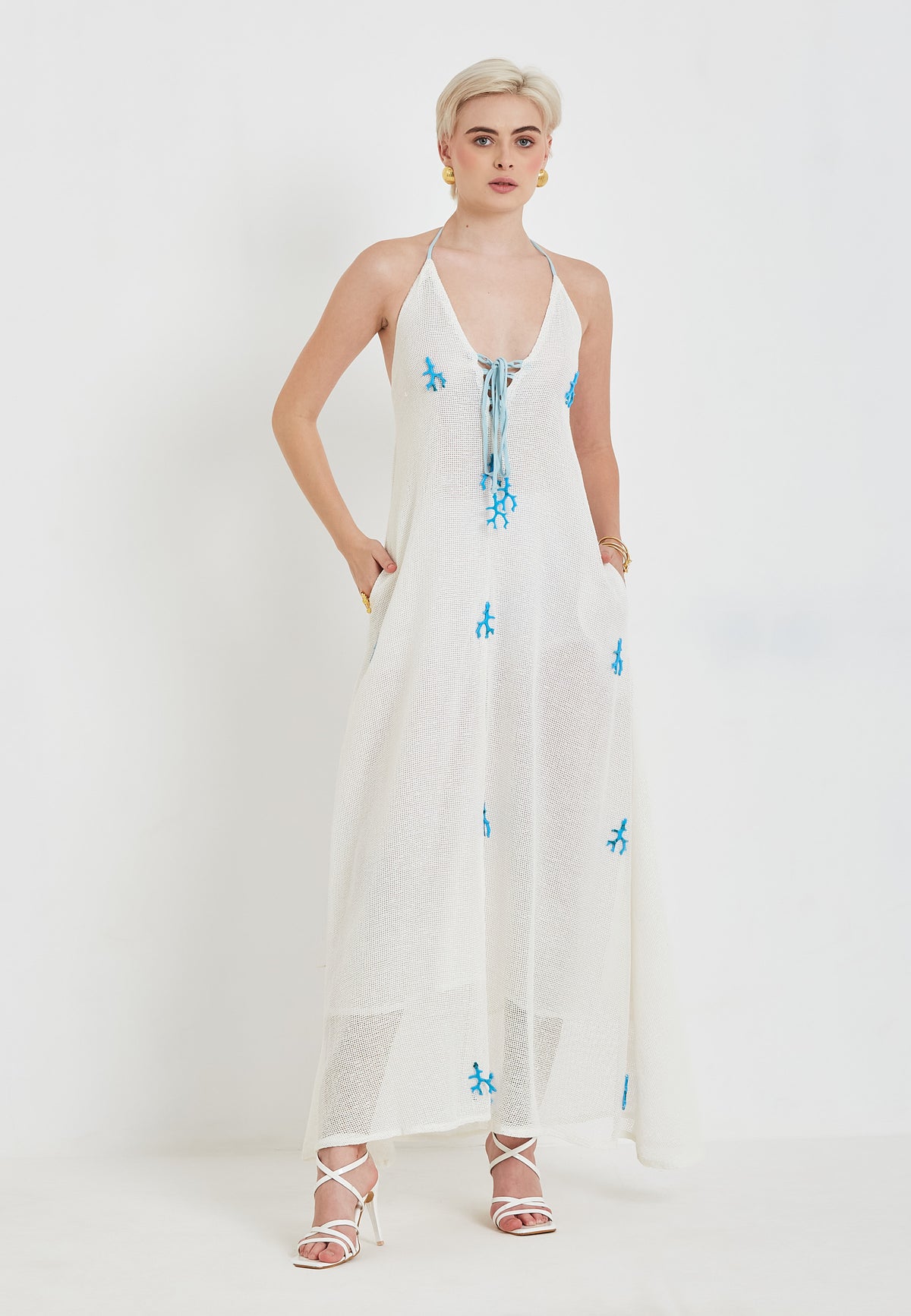 Athens white dress