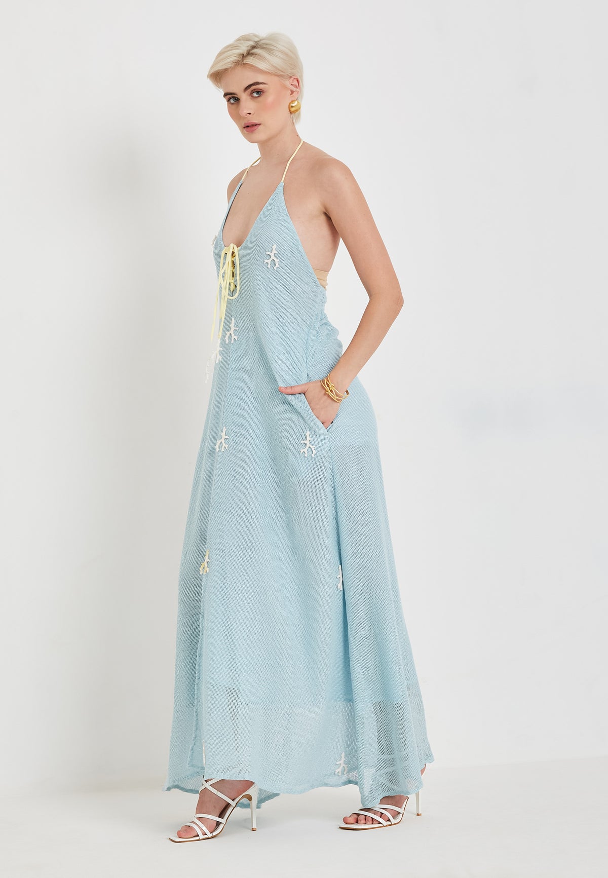 Athens blue dress