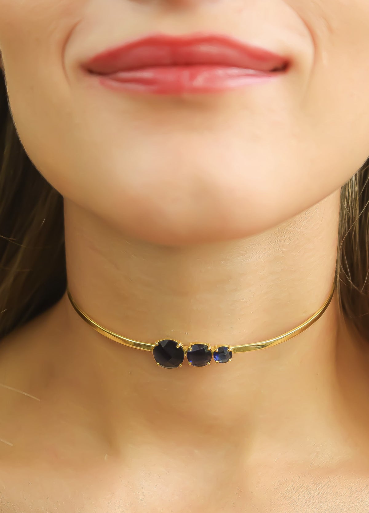 Collar choker nura bombay be sunset