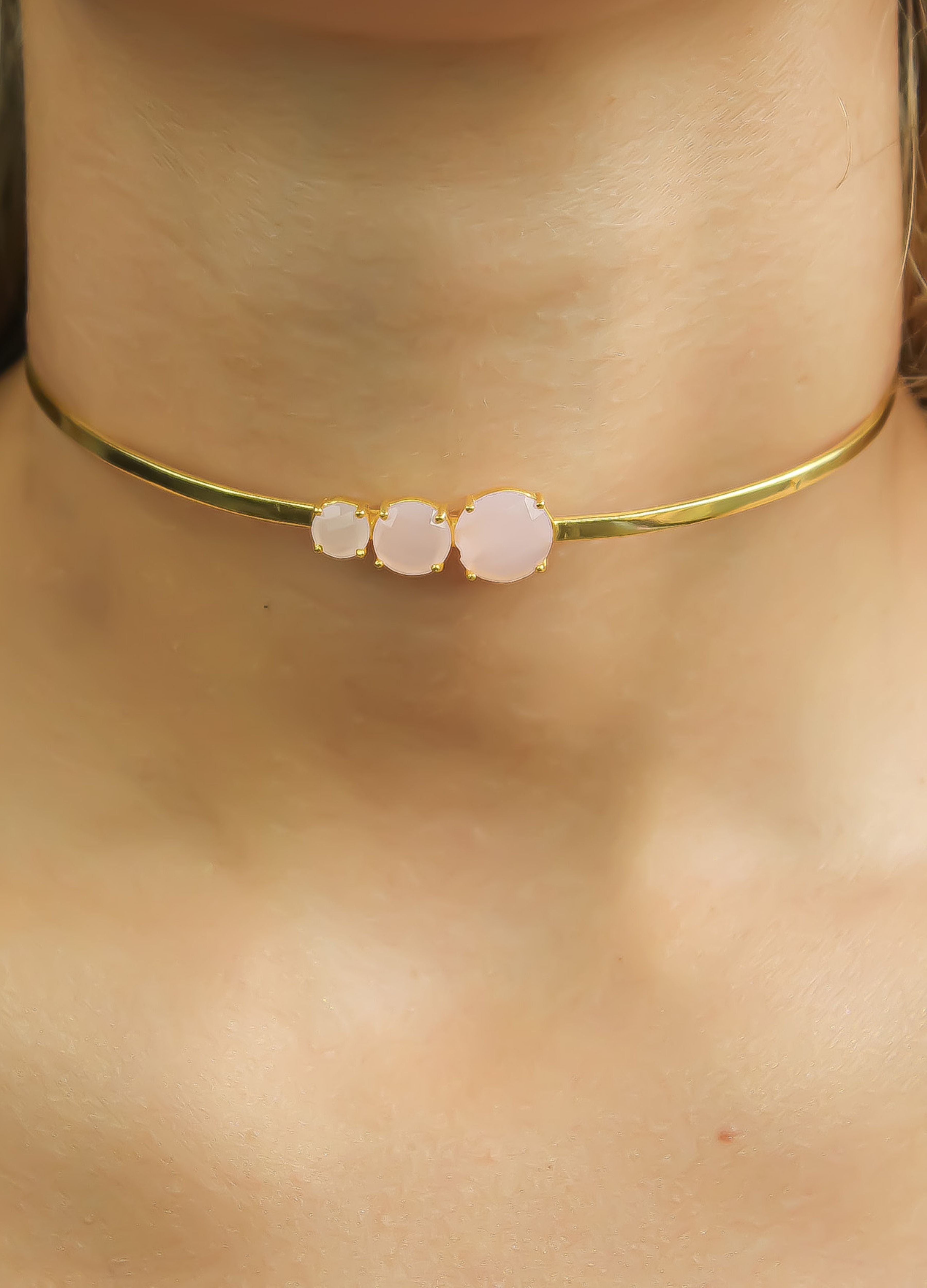 nura choker necklace Bombay Sunset