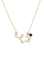 Load image into Gallery viewer, constellation aquarius zodiac necklace Bombay Sunset
