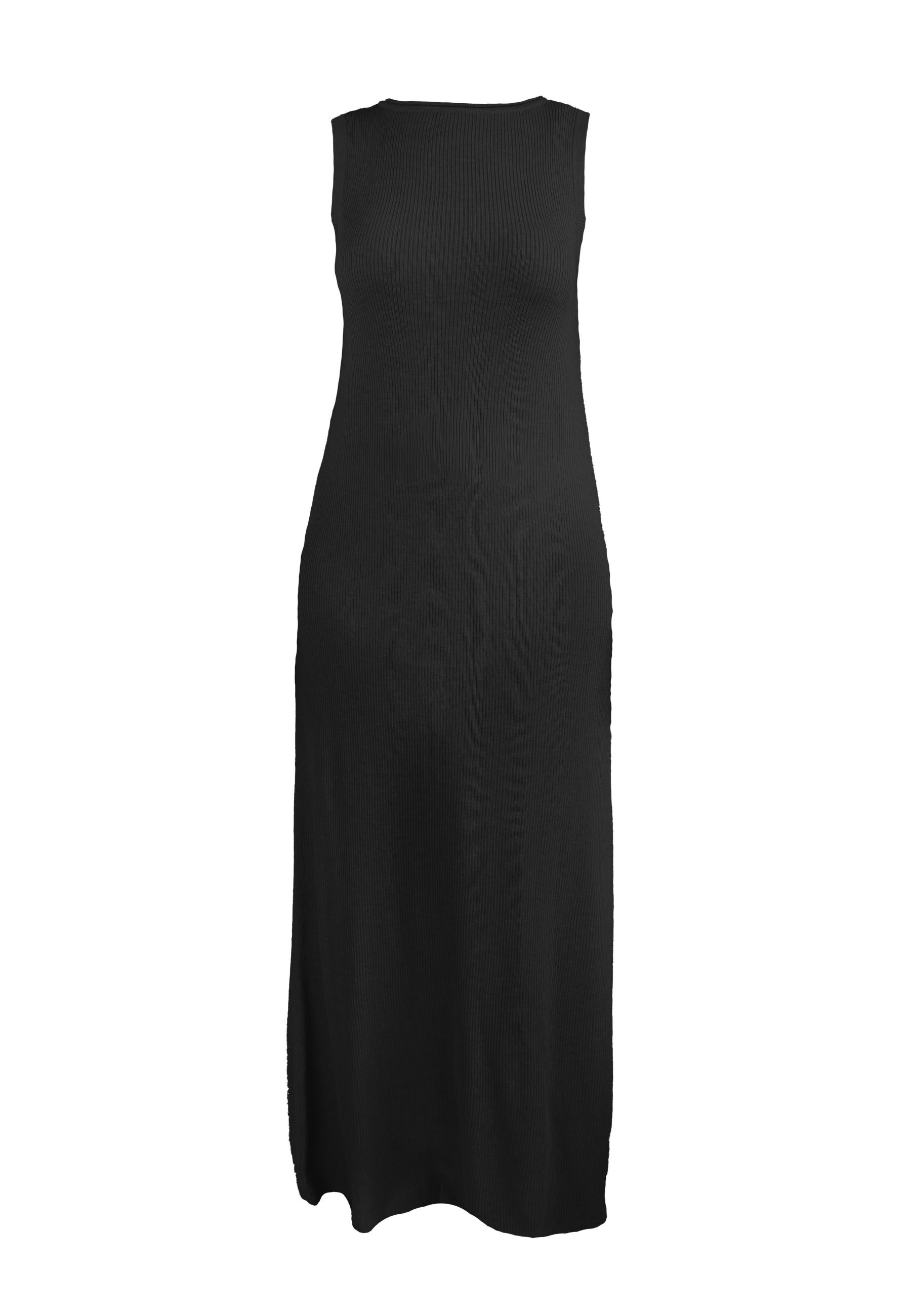 bella wool black dress Bombay Sunset