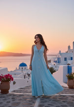 Load image into Gallery viewer, Marea Blue kjole
