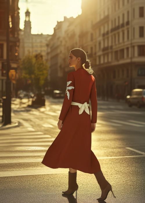 Meadow Cherry Shirt Dress