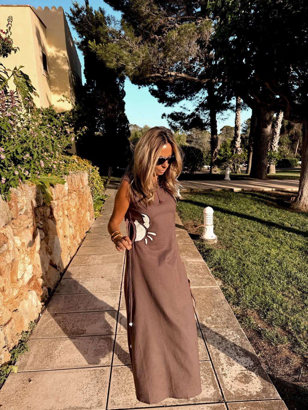 Solara mocha dress