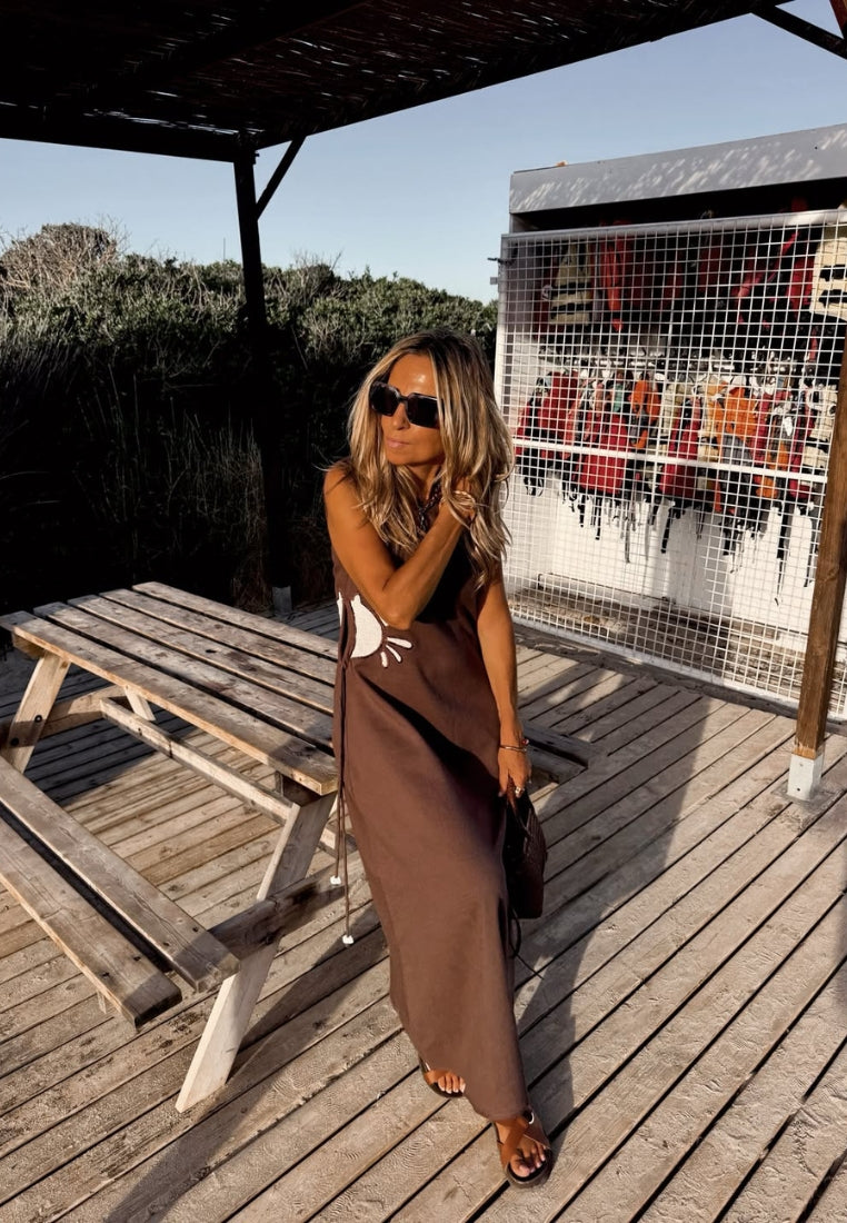 Solara mocha dress