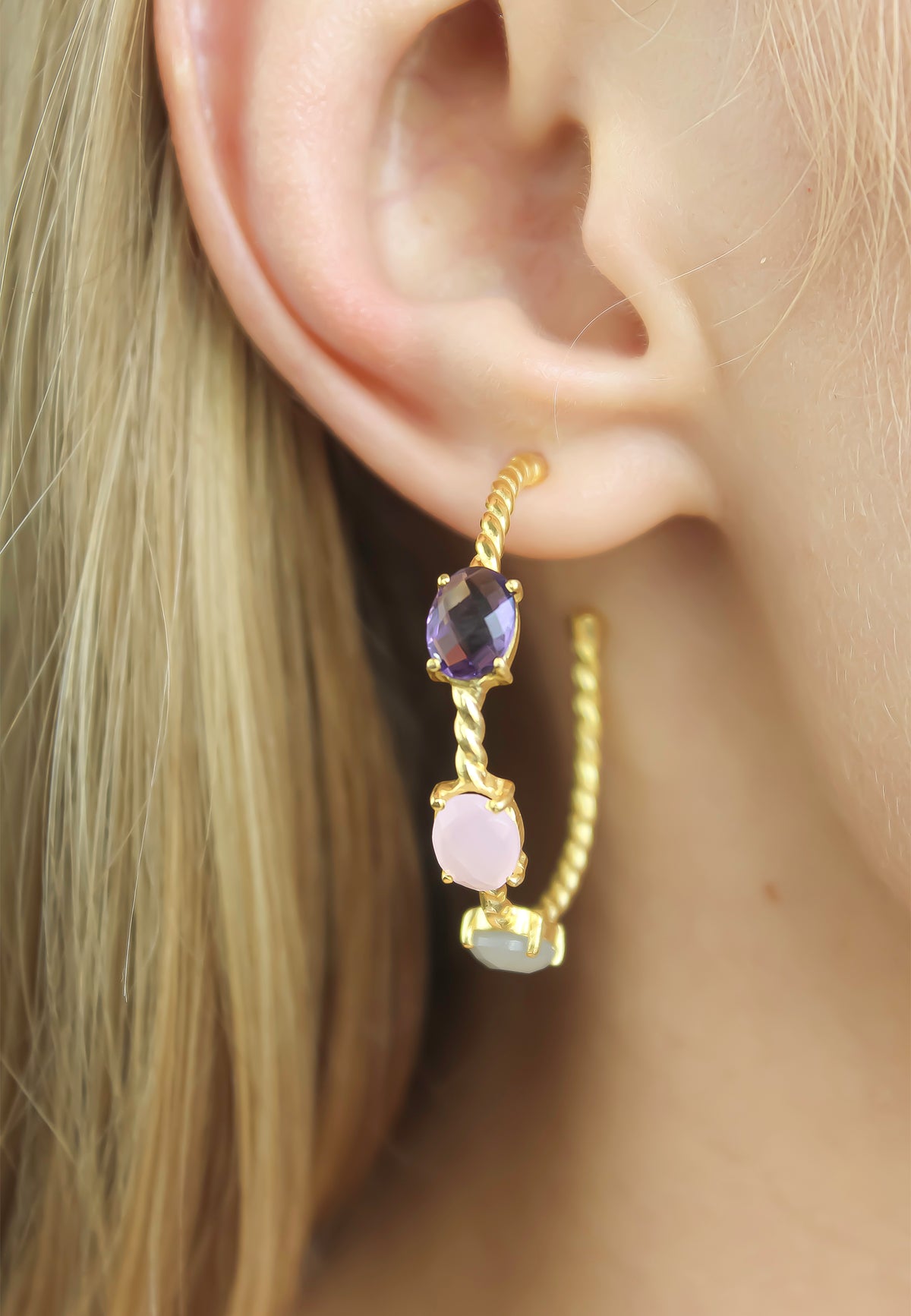 Doha earrings bombay sunset
