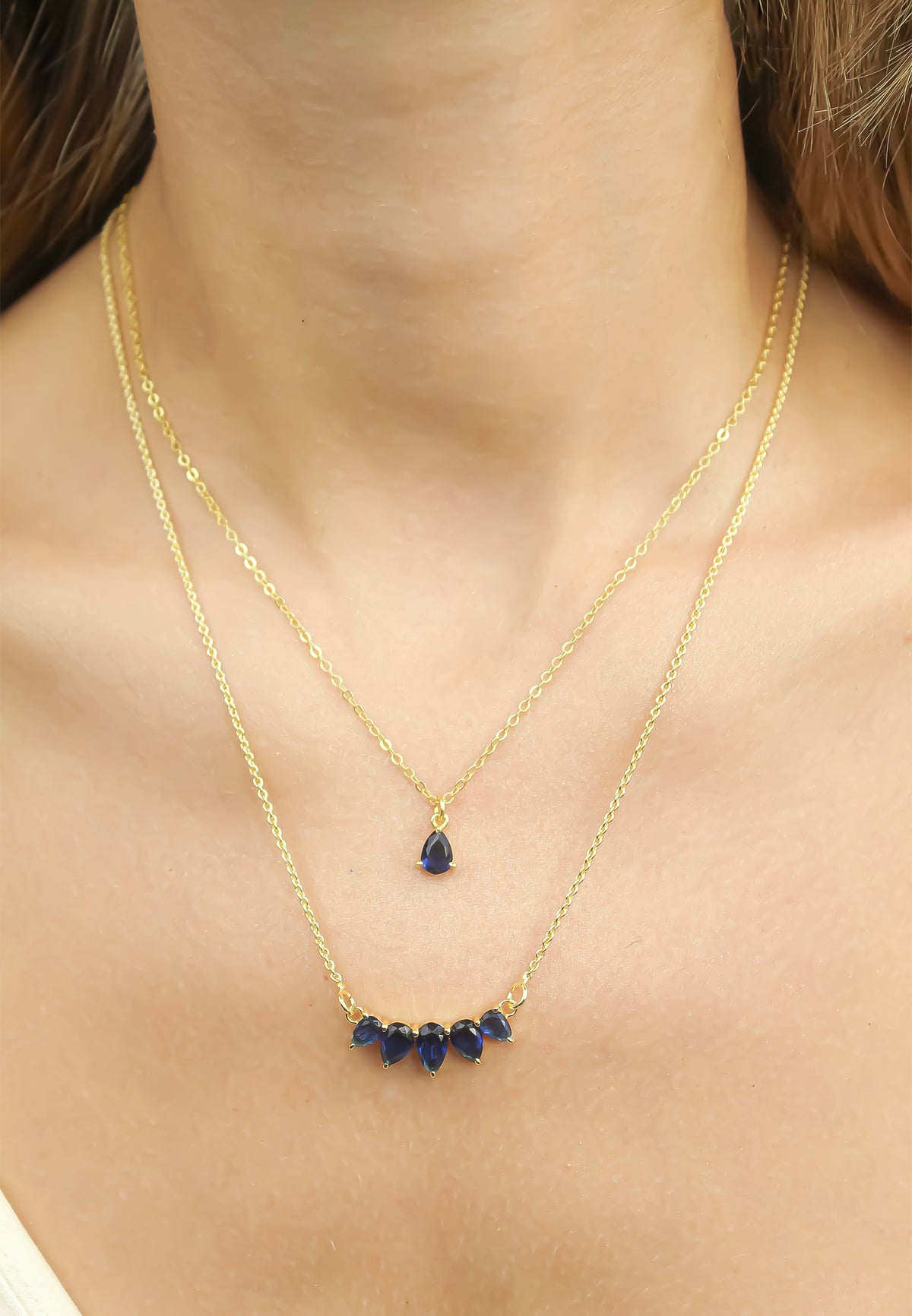 Sahara pendant necklace bombay sunset