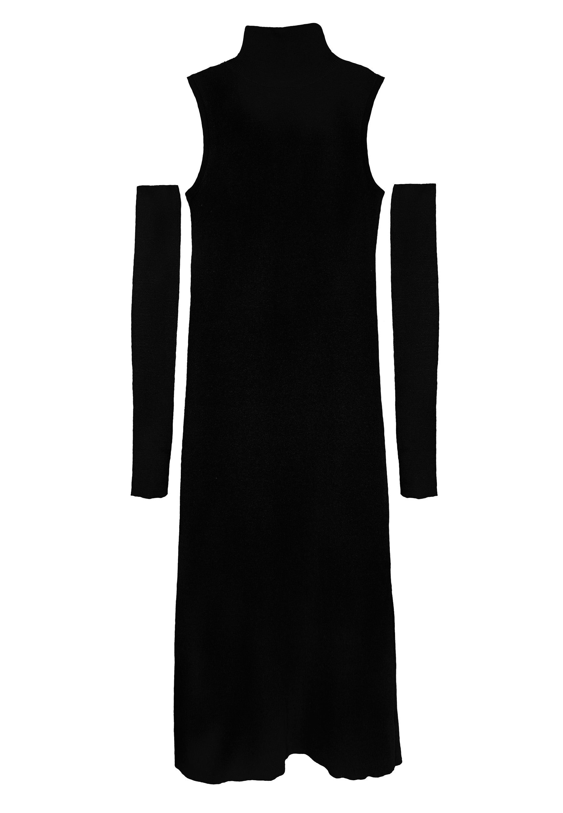 gigi wool black dress Bombay Sunset