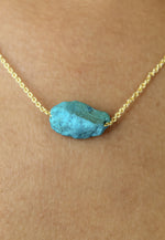 Load image into Gallery viewer, cosmic raw stone necklace Bombay Sunset
