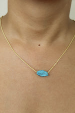 Load image into Gallery viewer, cosmic raw stone necklace Bombay Sunset
