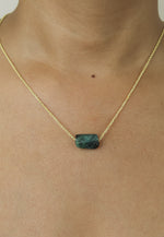Load image into Gallery viewer, cosmic raw stone necklace Bombay Sunset
