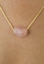 Load image into Gallery viewer, cosmic raw stone necklace Bombay Sunset
