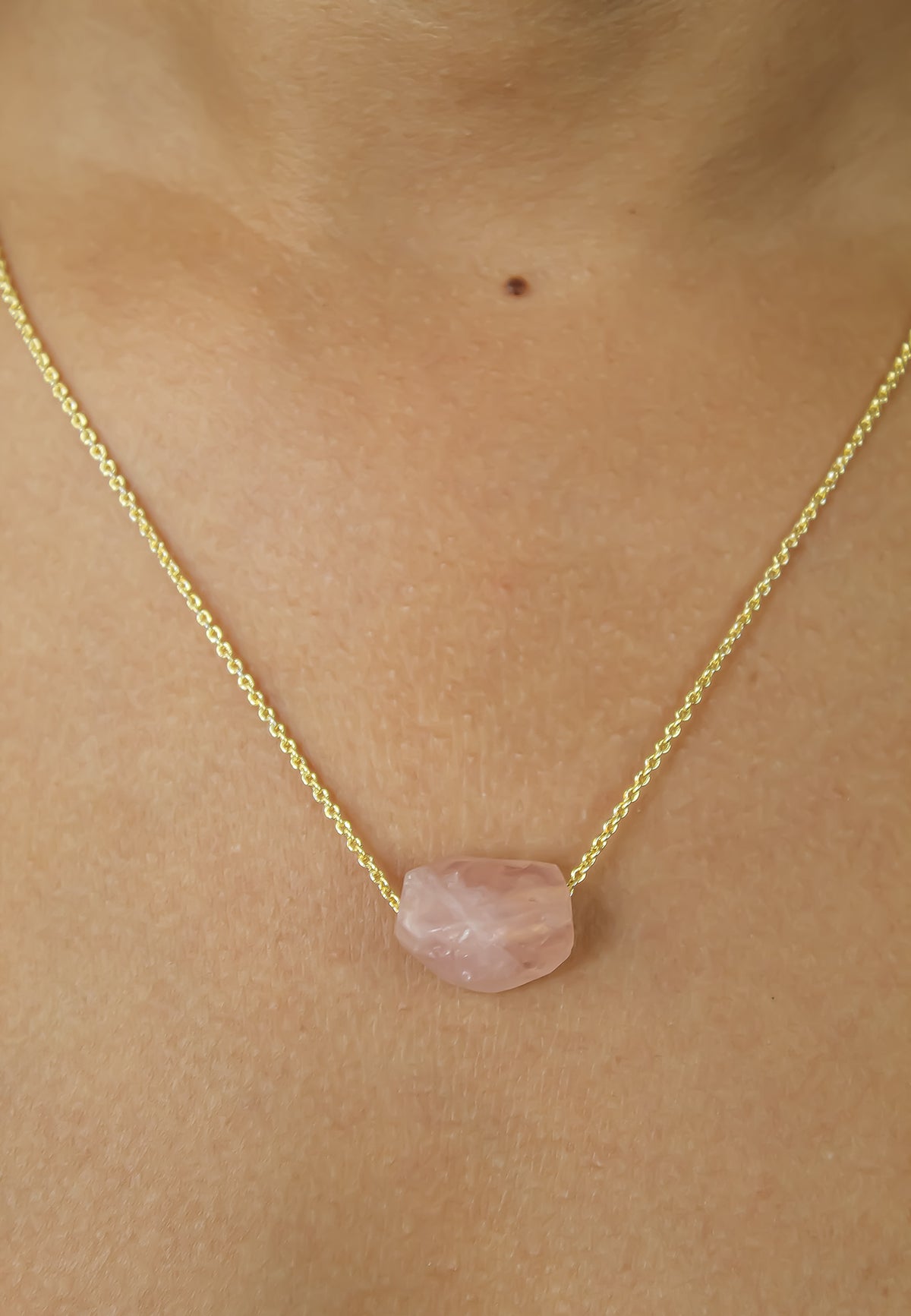 Collar de piedra natural cósmica bombay be sunset