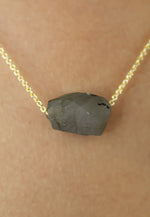Load image into Gallery viewer, cosmic raw stone necklace Bombay Sunset
