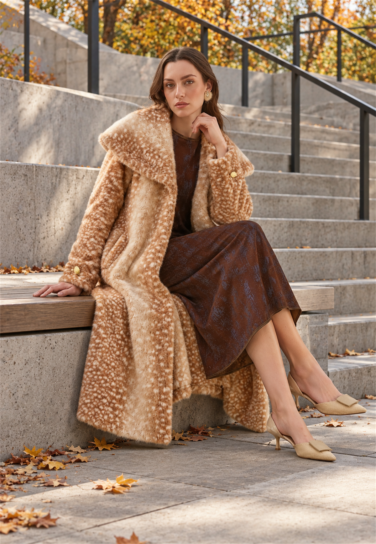 Bambi coat — three quarter editorial view