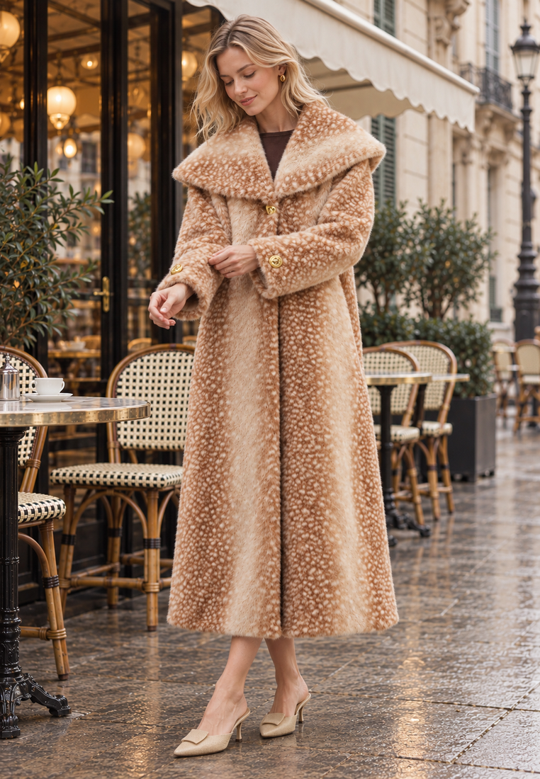 Bambi coat — parisian café close editorial — 20261010