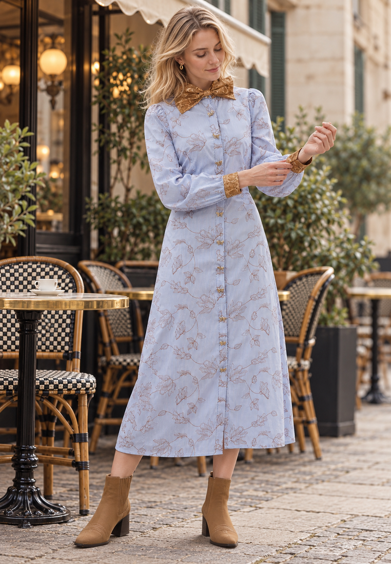 Erman dress — parisian café close editorial — 20261010