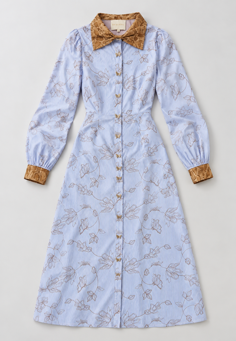 Erman dress — parisian café pr flat lay — 20261010