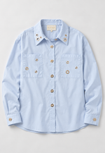 Load image into Gallery viewer, Fina Shirt — Parisian café PR flat lay — 20261010
