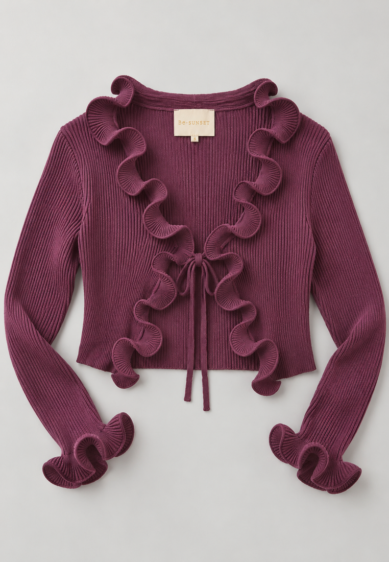 Inma cardigan — parisian café pr flat lay — 20261010