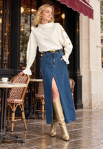 Load image into Gallery viewer, Melania Shirt — Parisian café full editorial — 20261010
