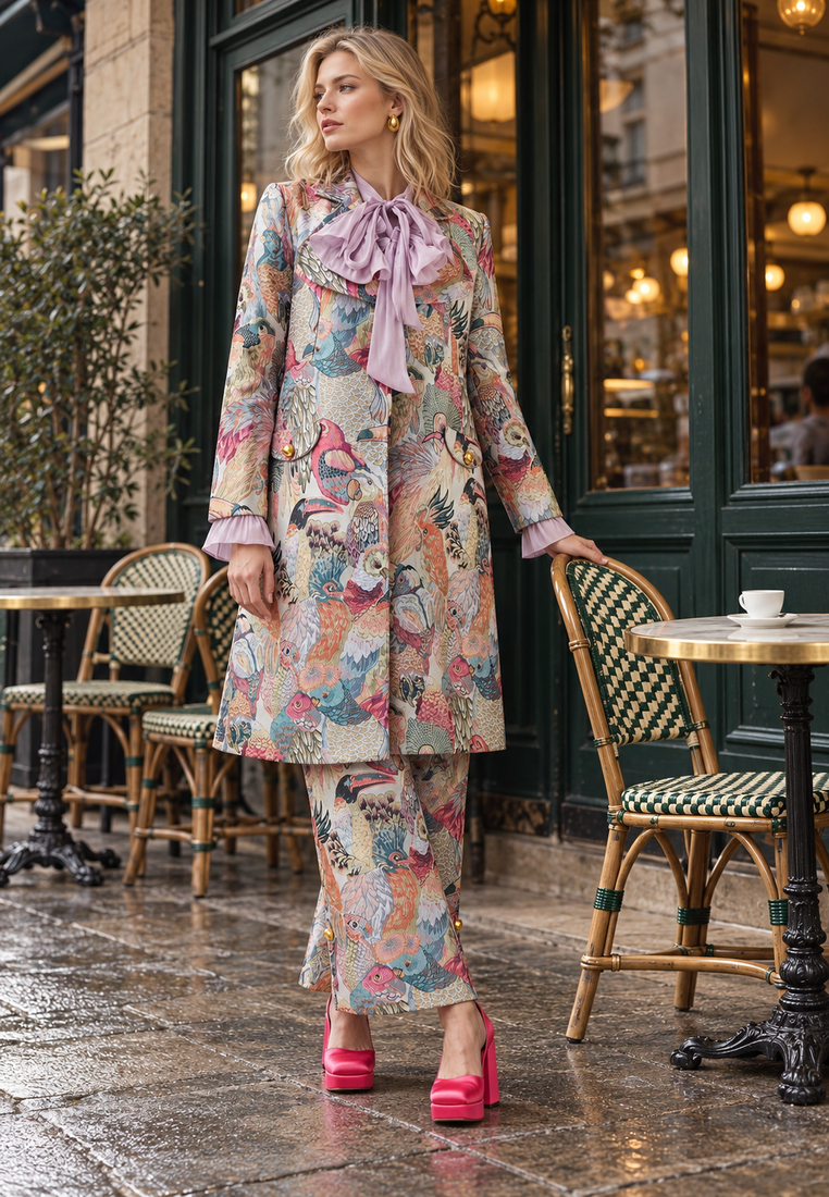 Plumara coat — parisian café full editorial — 20261010