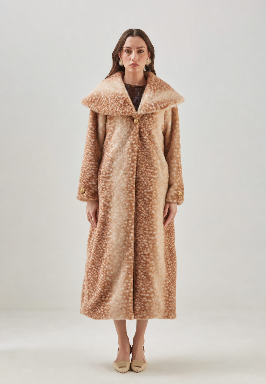 Bambi Coat — original studio view 01 — production sun hardware integrated 20261011