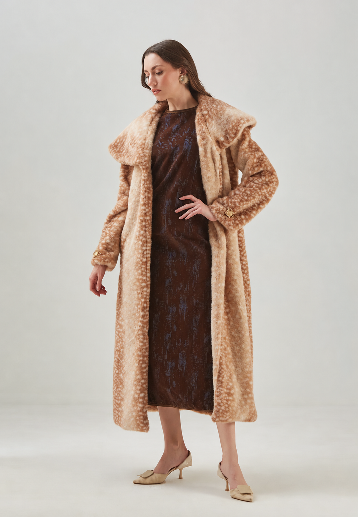 Bambi coat — original studio view 08 — production sun hardware integrated 20261011