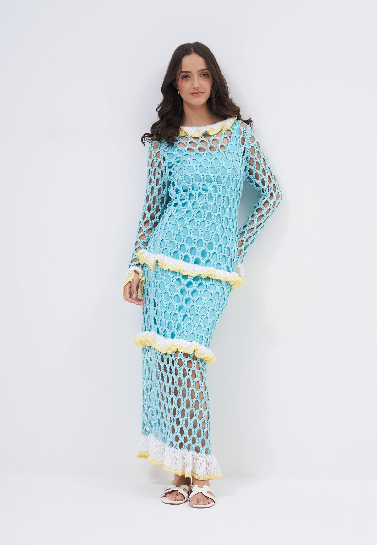 Grabielle blue dress   studio photograph 02