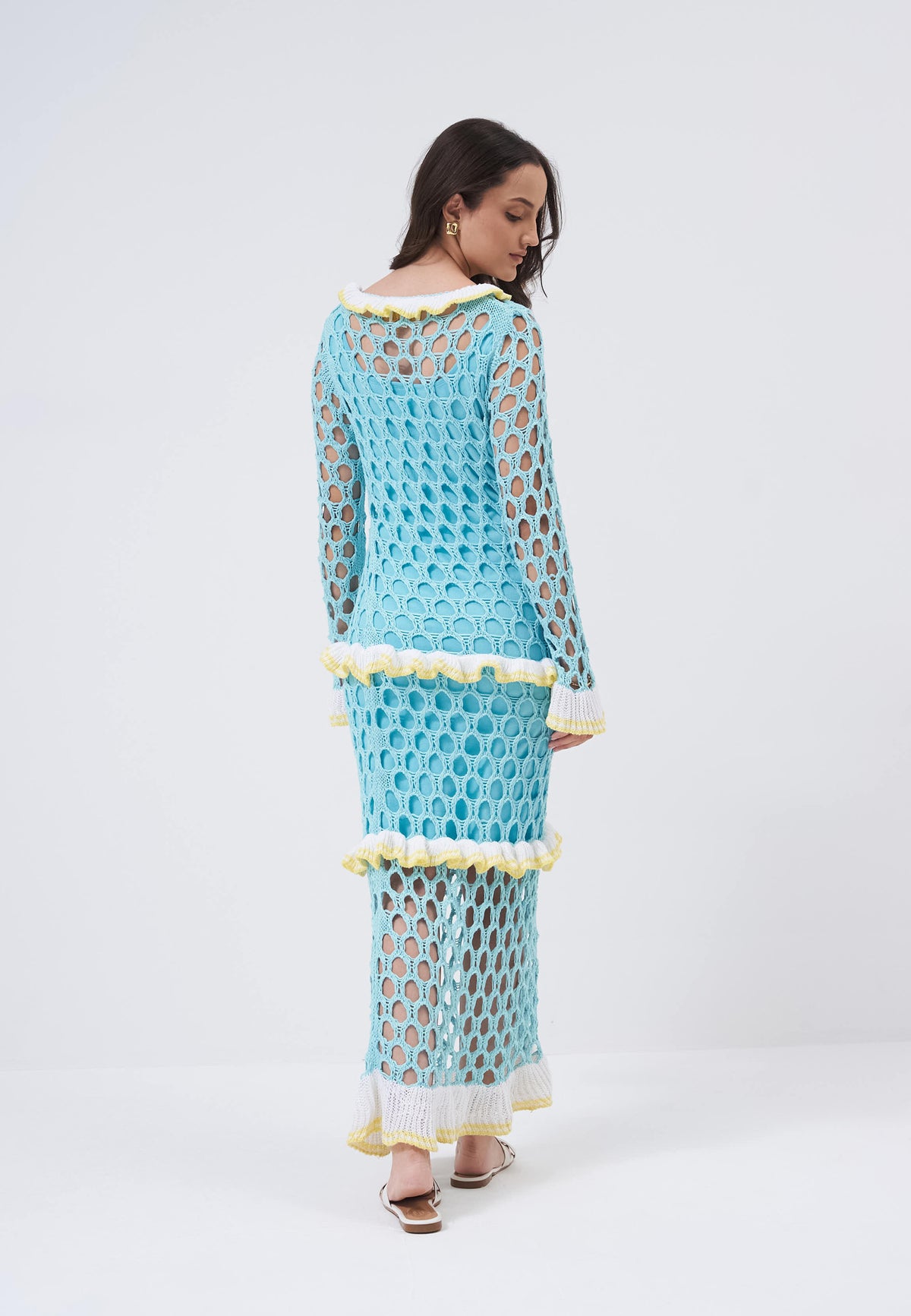 Grabielle blue dress   studio photograph 08