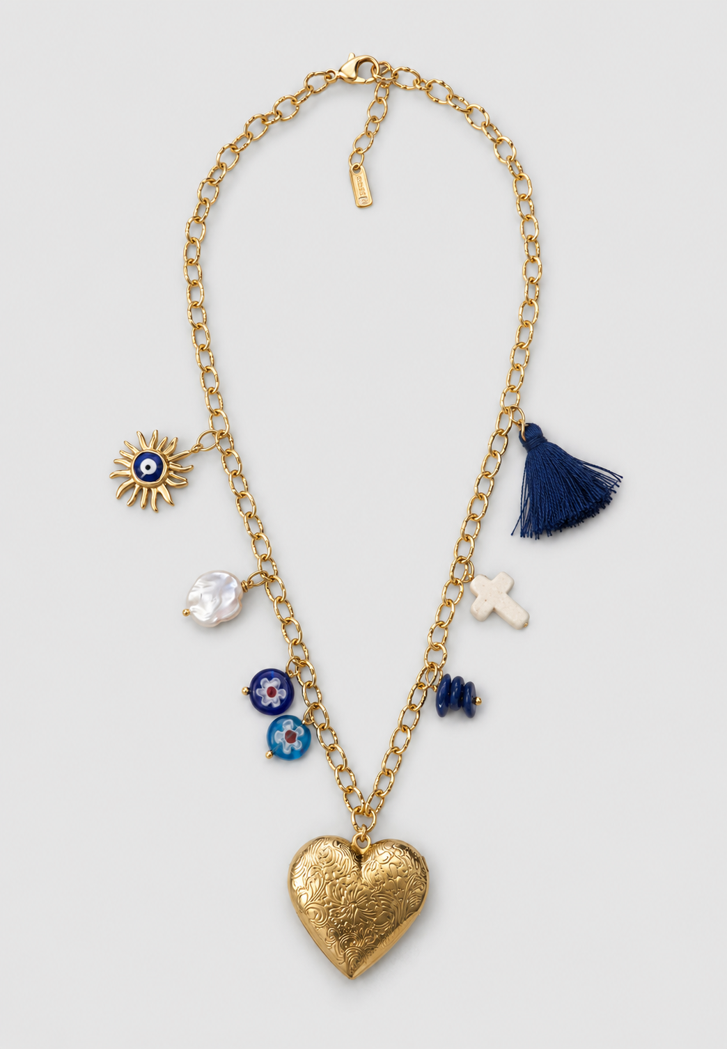 Blue necklace