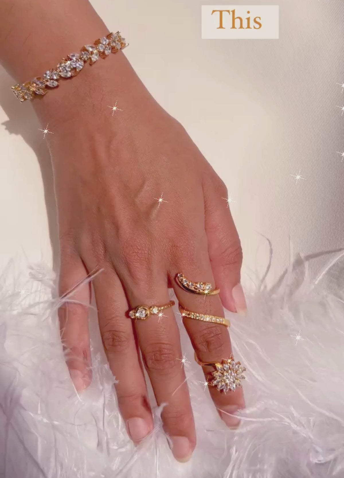 Passion flower climbing ring