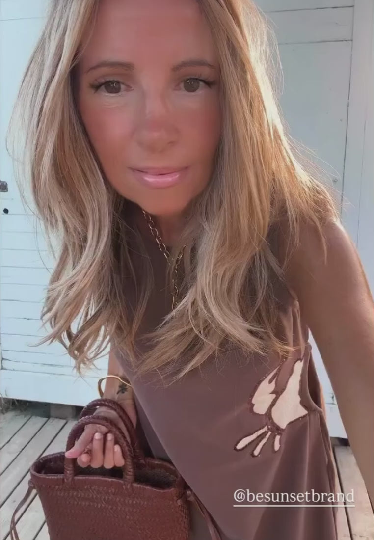 Solara mocha dress