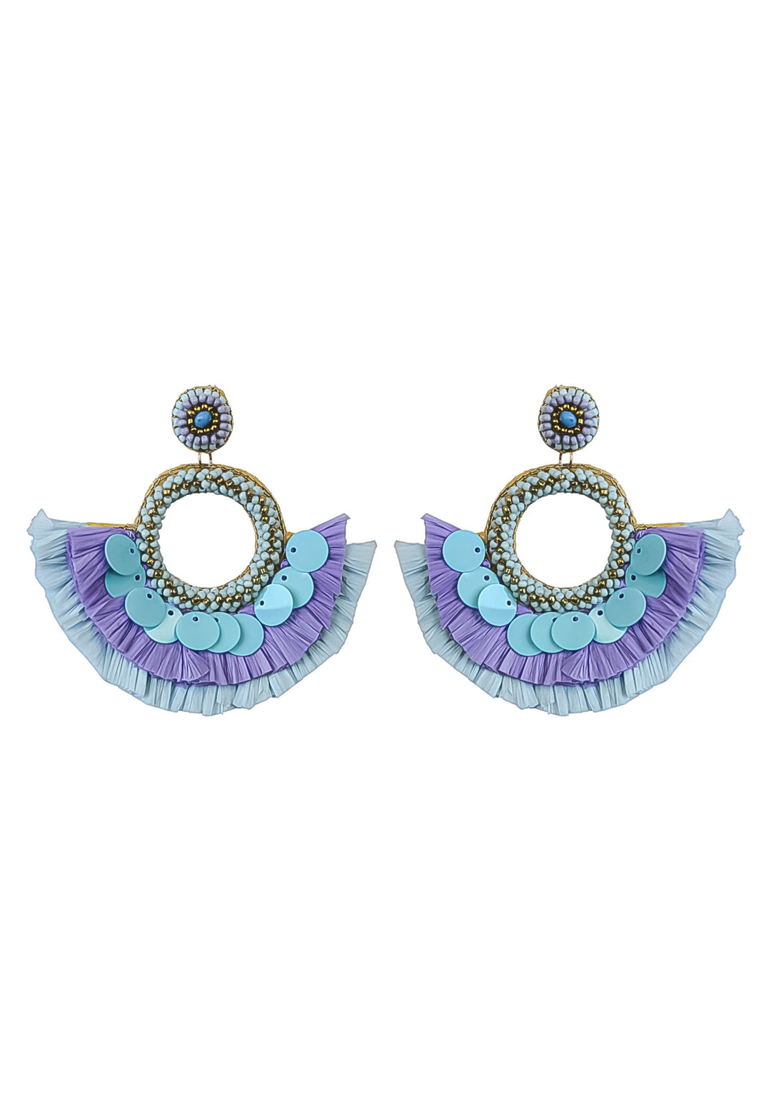 anzio turquoise earrings Bombay Sunset