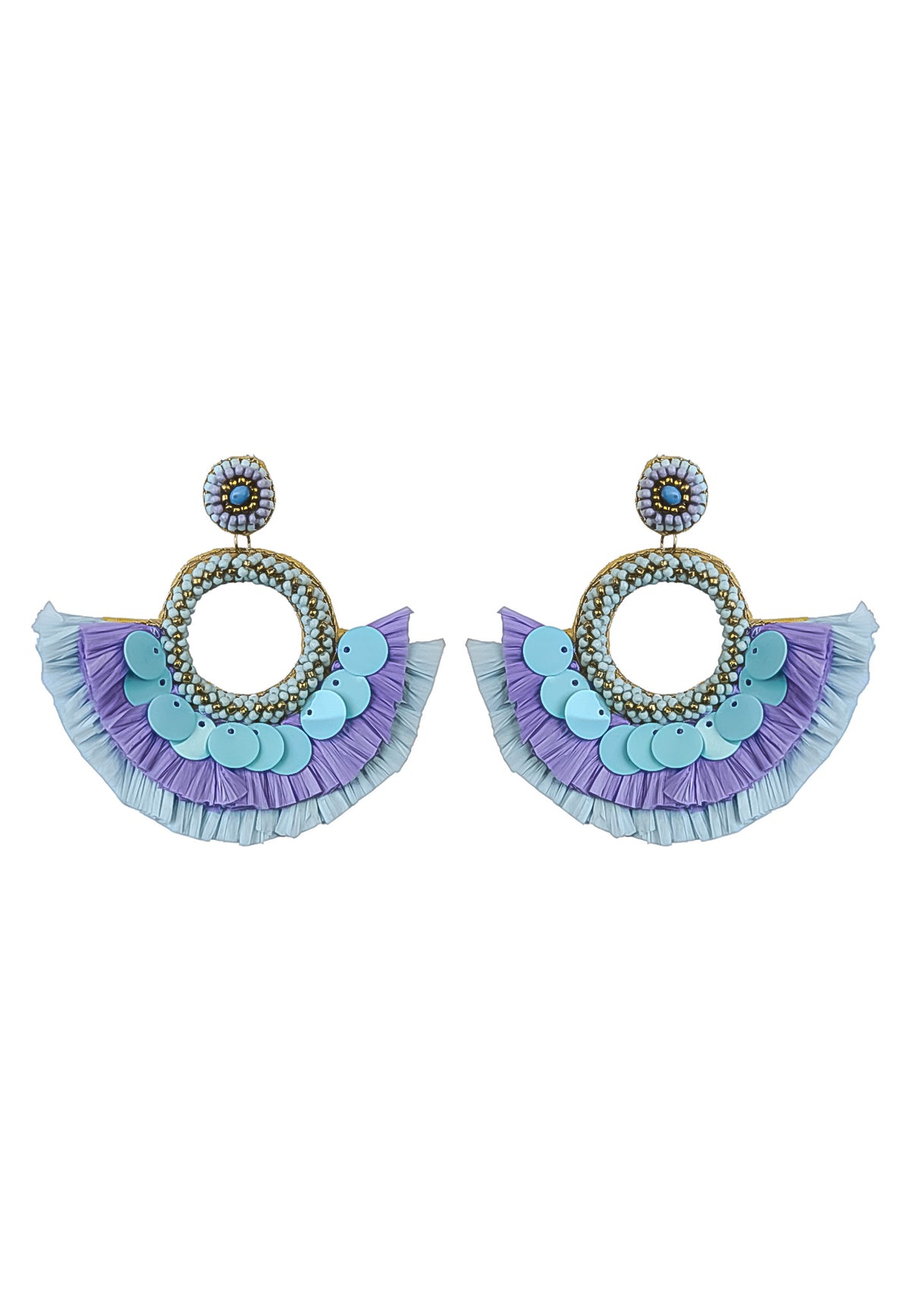 anzio turquoise earrings Bombay Sunset
