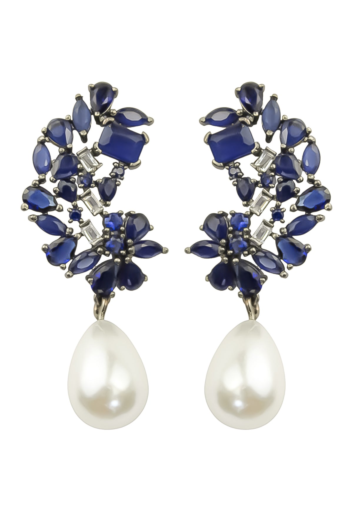 Frosty pearl earrings below 50 big bridal bride bridesmaid bombay sunset