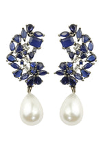 Bild in den Galerie-Viewer laden, frosty pearl earrings below 50 big bridal bride bridesmaid Bombay Sunset
