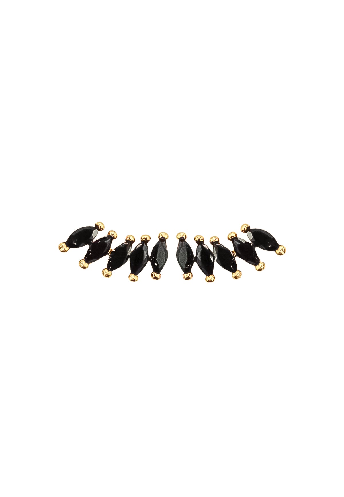 Nantes stone earrings bombay sunset