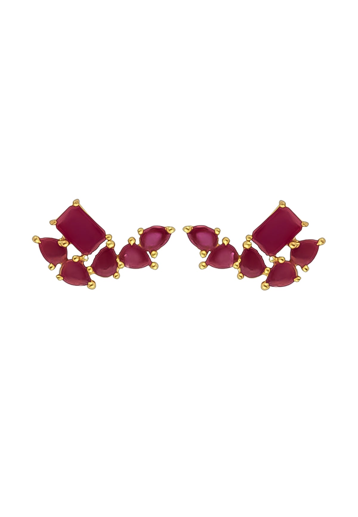 Tweet earrings bombay sunset