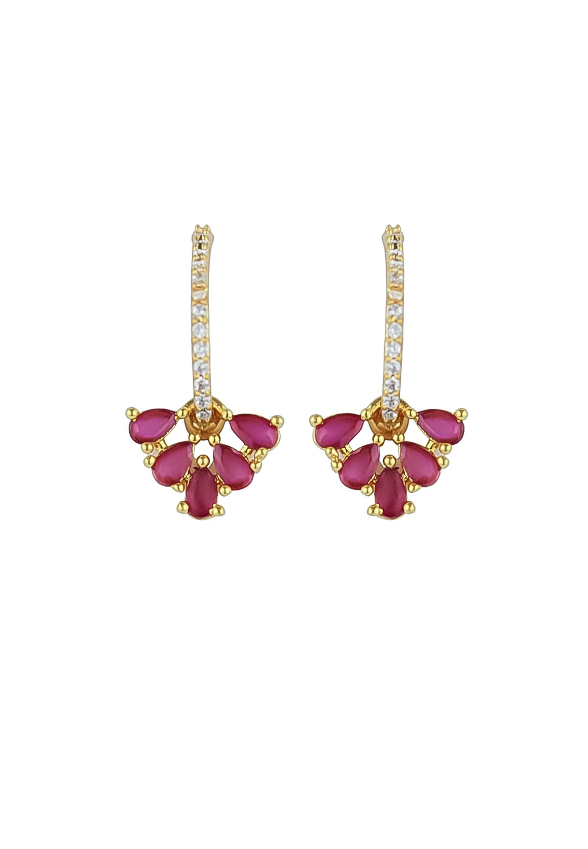Bindweed earrings bombay sunset