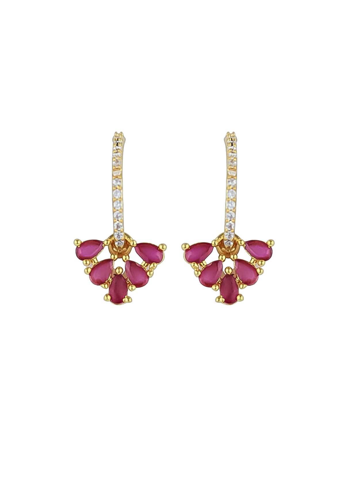bindweed earrings Bombay Sunset