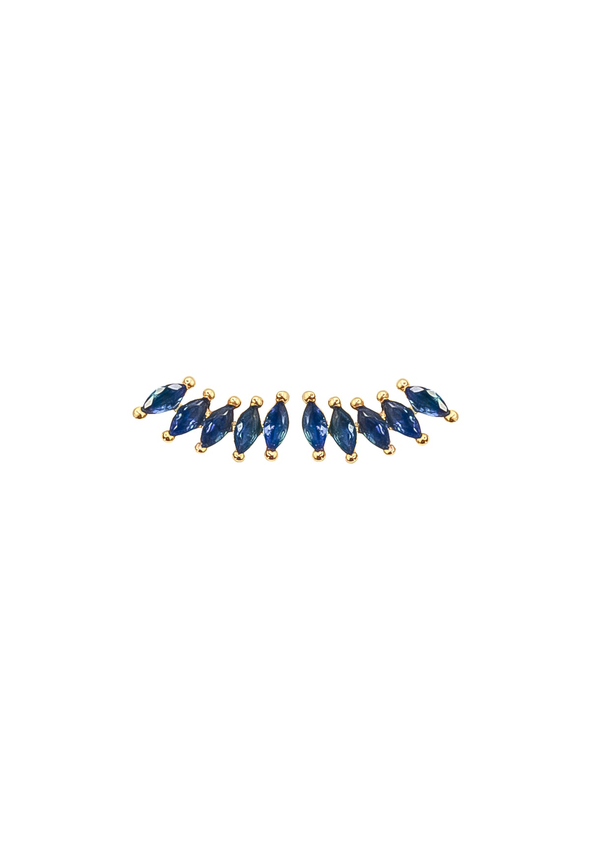 Nantes stone earrings bombay sunset