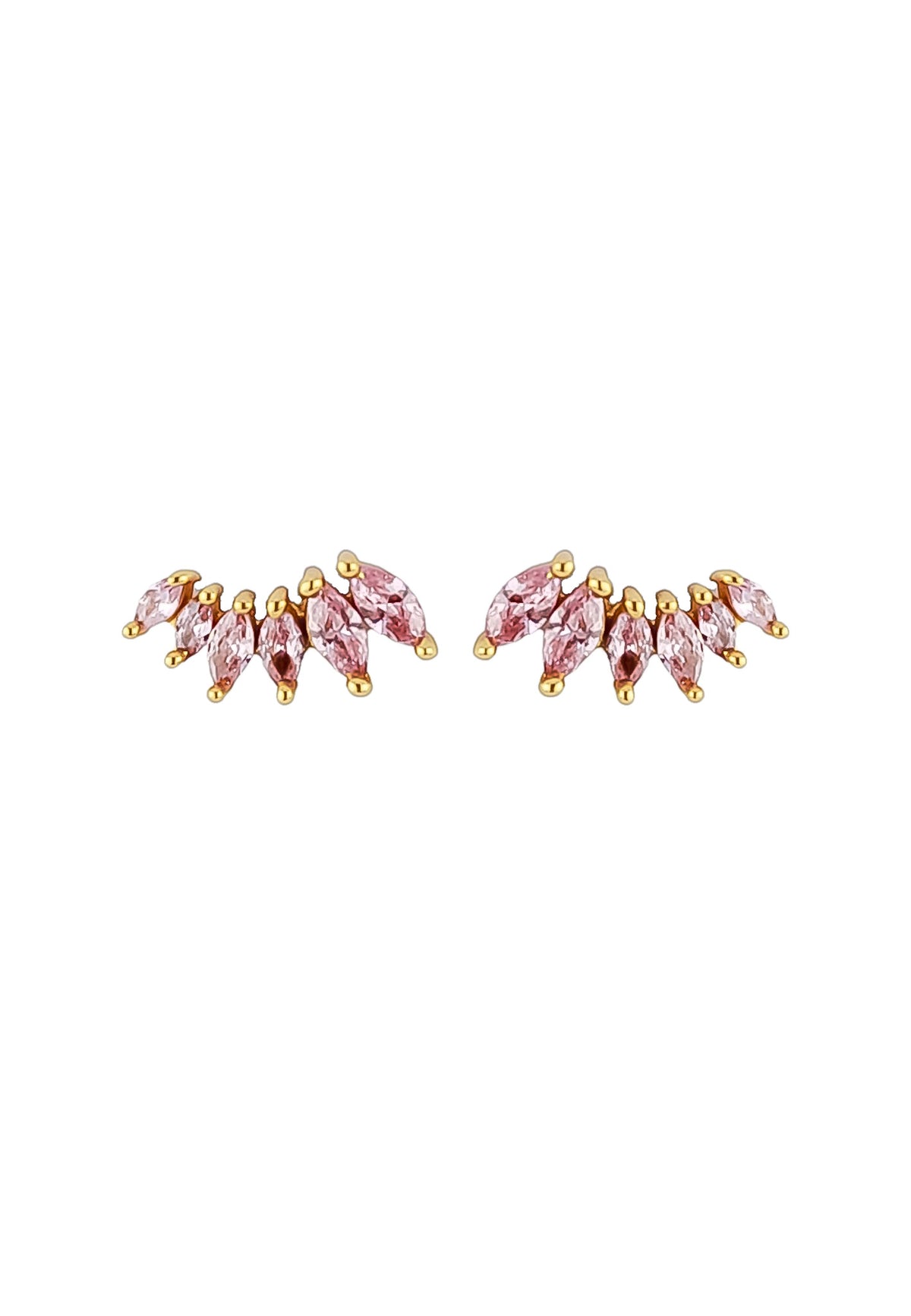 Stepping stone earrings bombay sunset