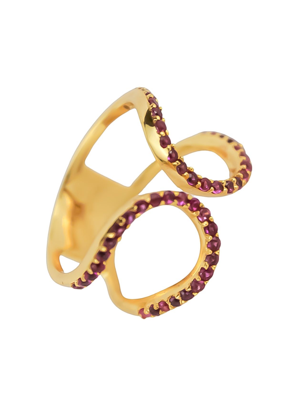 Shape shifter ring bombay sunset