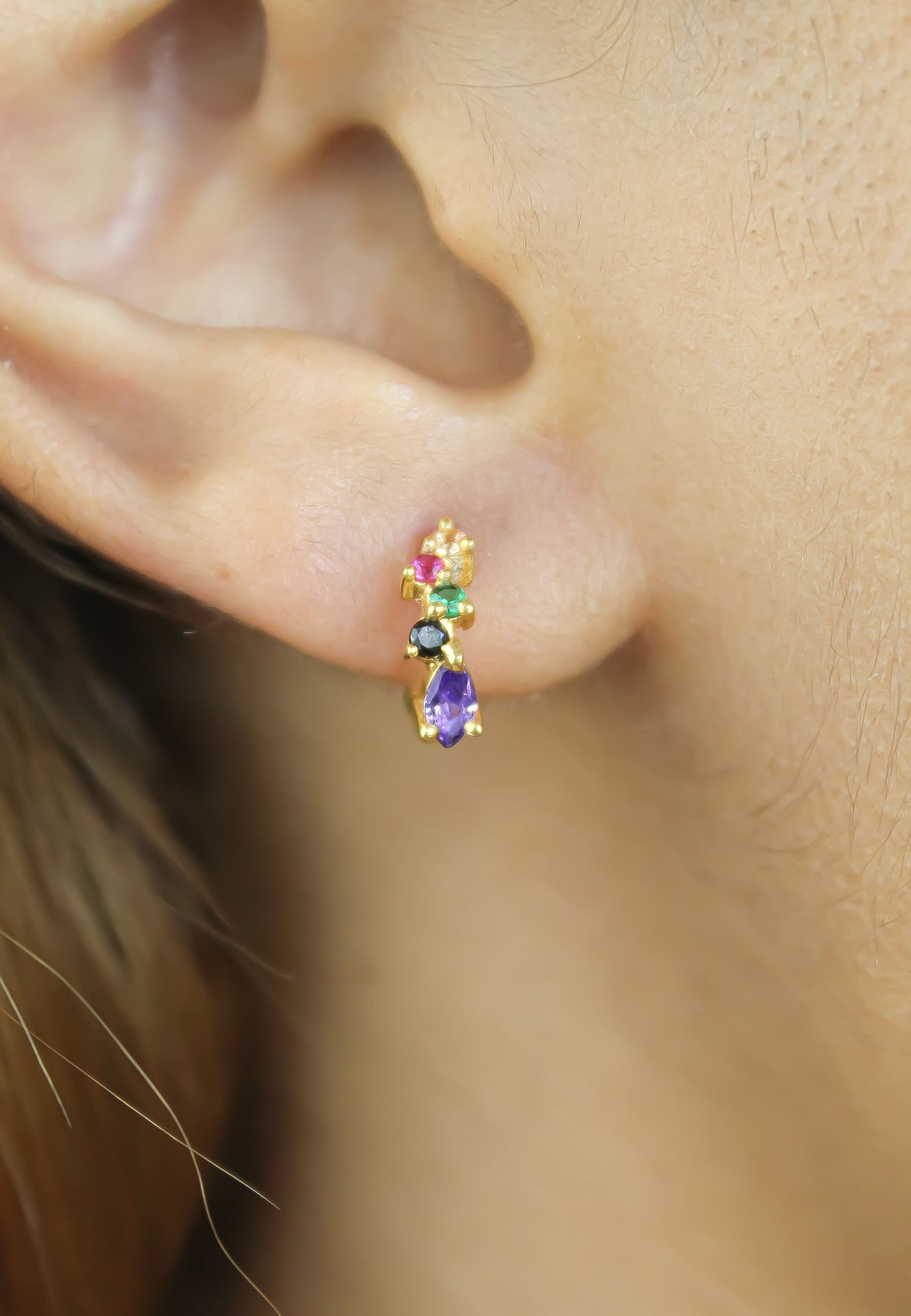 Riccia earrings bombay sunset