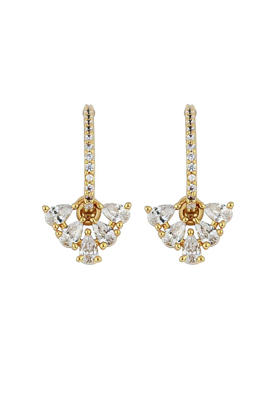 bindweed earrings Bombay Sunset