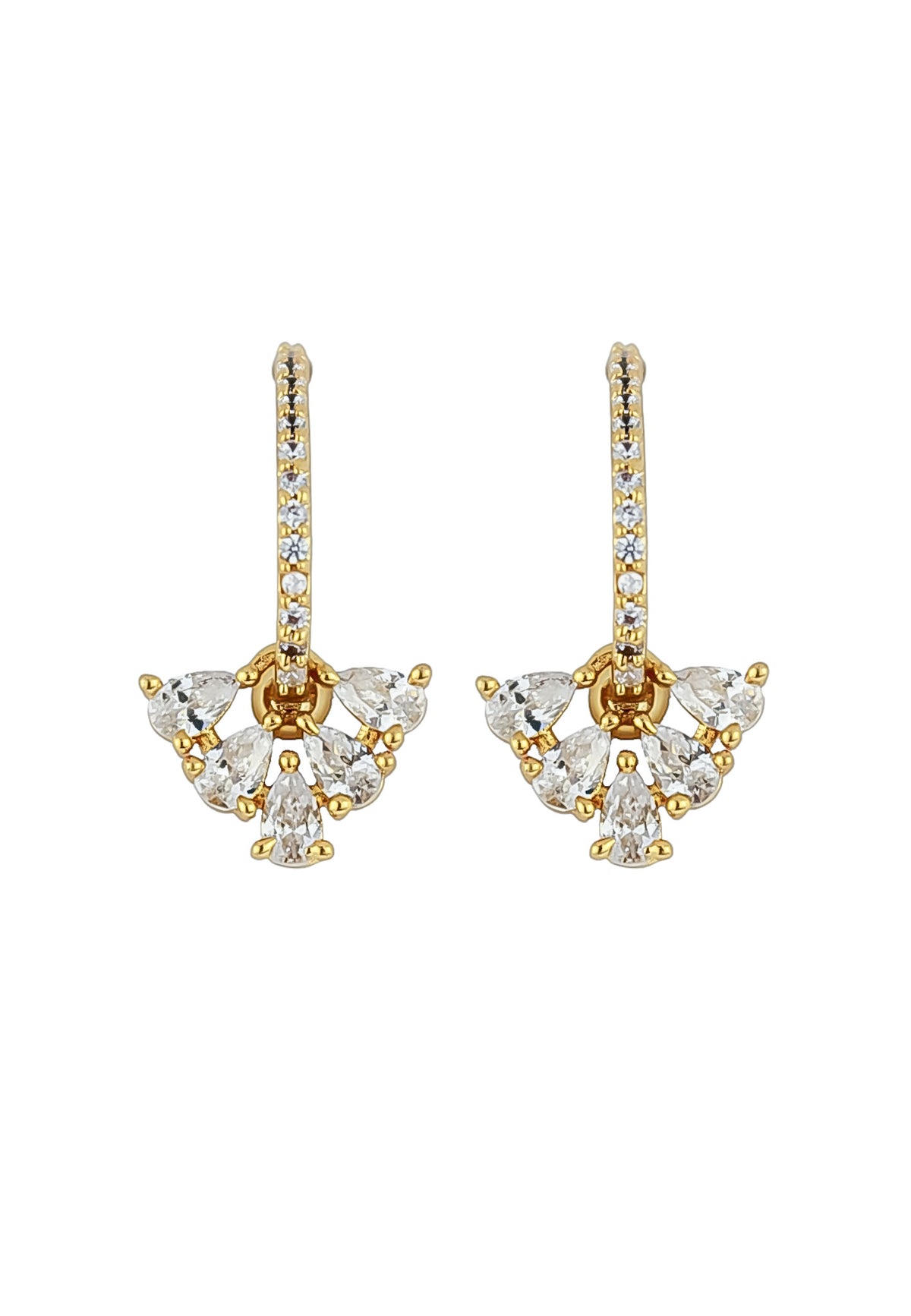 Bindweed earrings bombay sunset