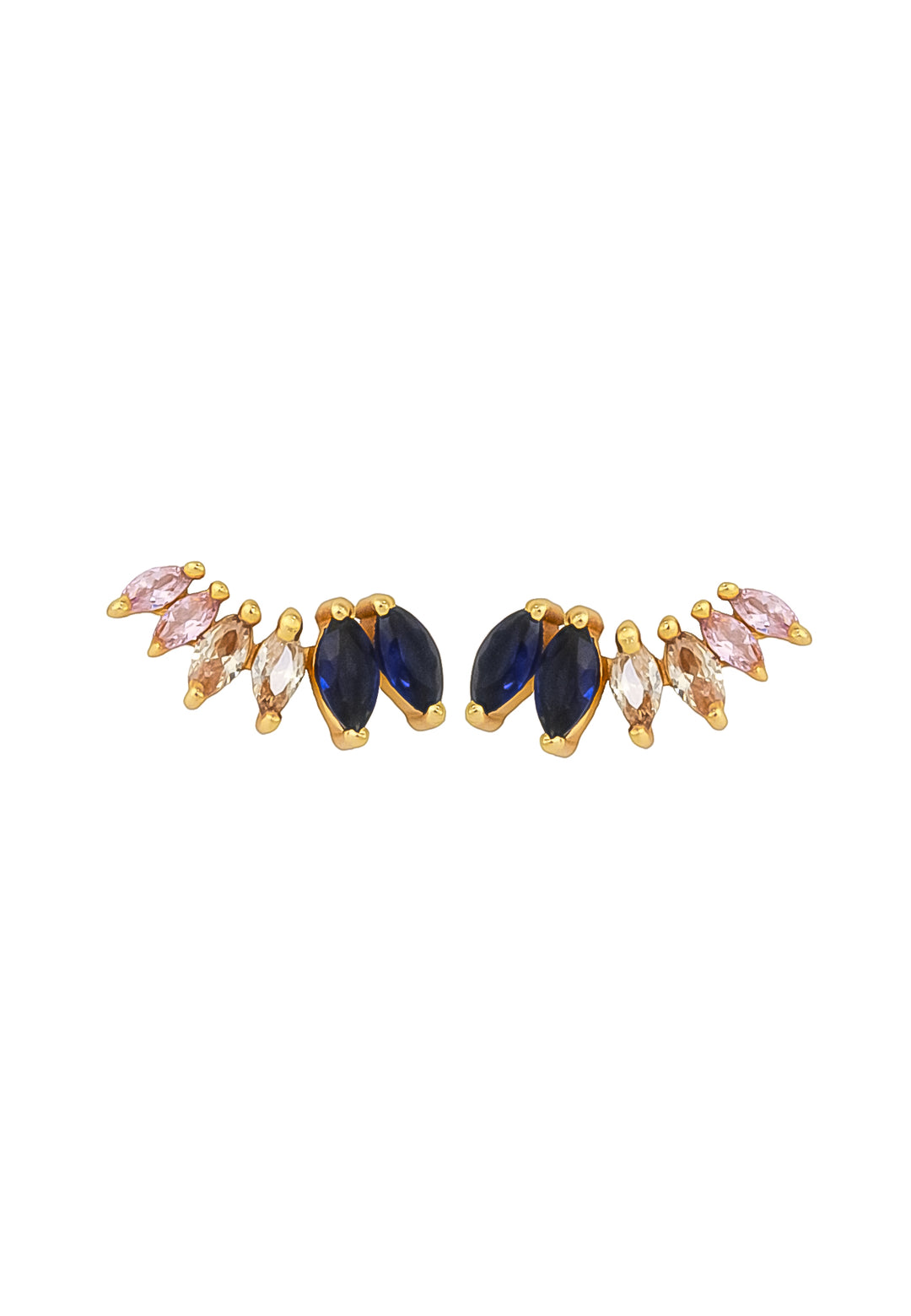 stepping stone earrings Bombay Sunset